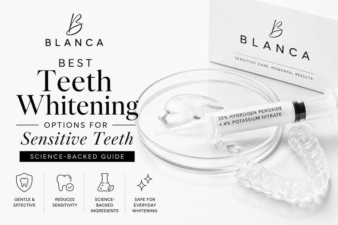 Best Teeth Whitening Options for Sensitive Teeth (Science-Backed Guide)