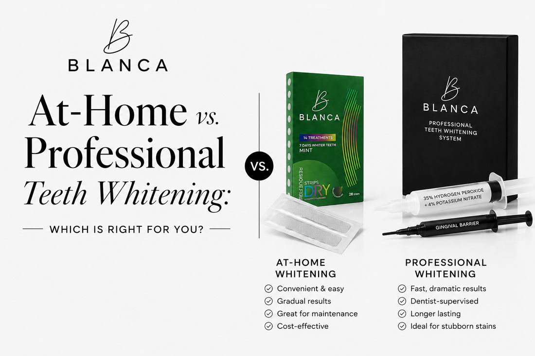 At-Home vs. Professional Teeth Whitening: Which Is Right for You?