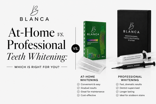 At-Home vs. Professional Teeth Whitening: Which Is Right for You?