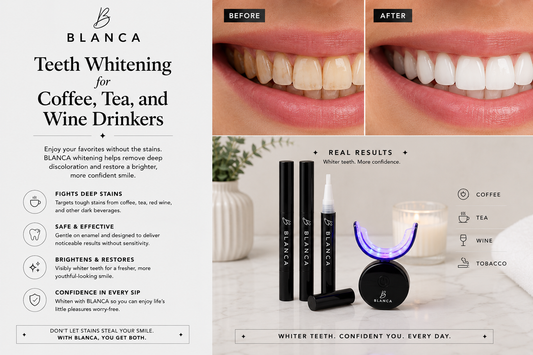 Teeth Whitening for Coffee, Tea, and Wine Drinkers
