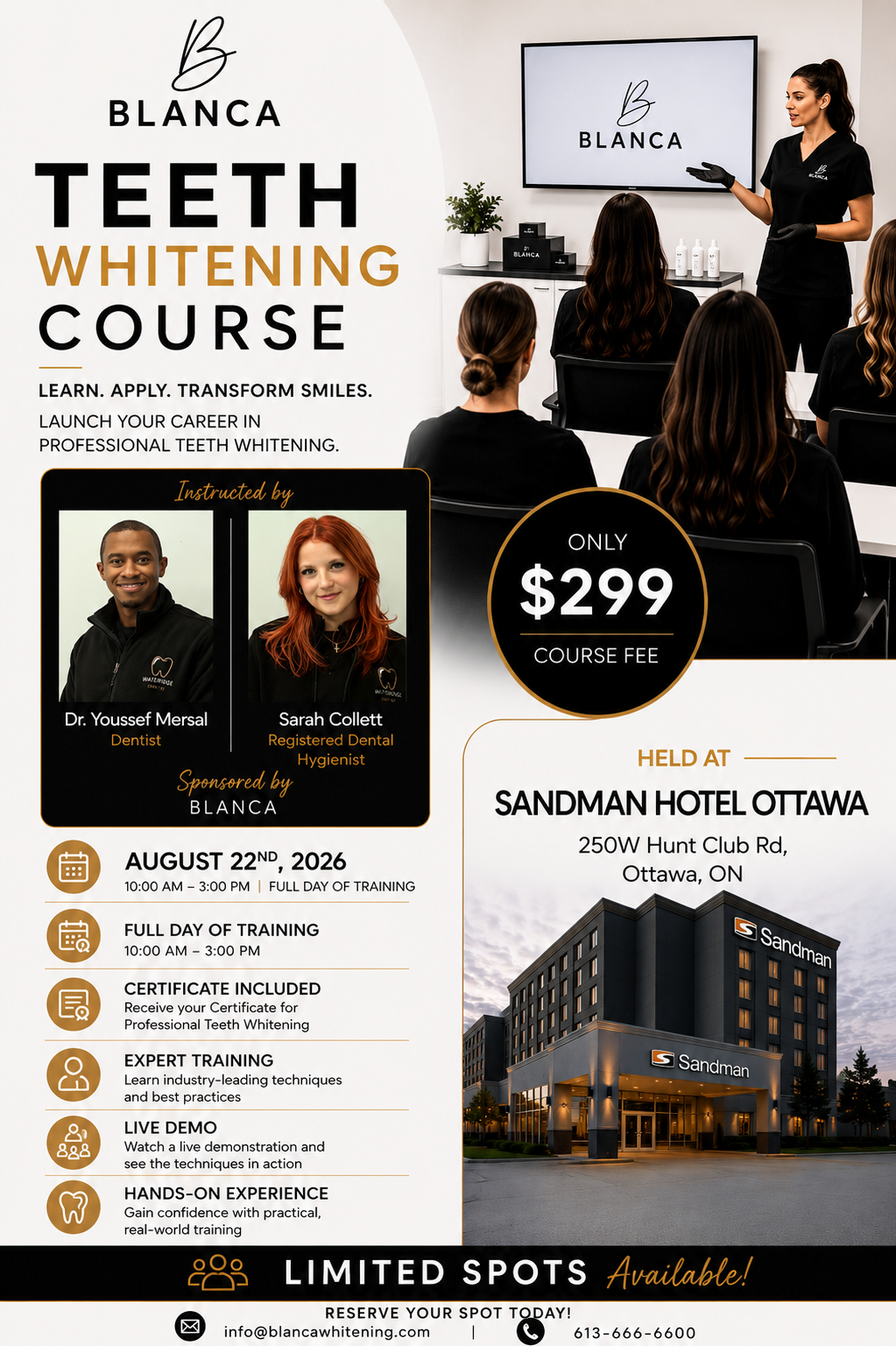 BLANCA Professional Teeth Whitening Course