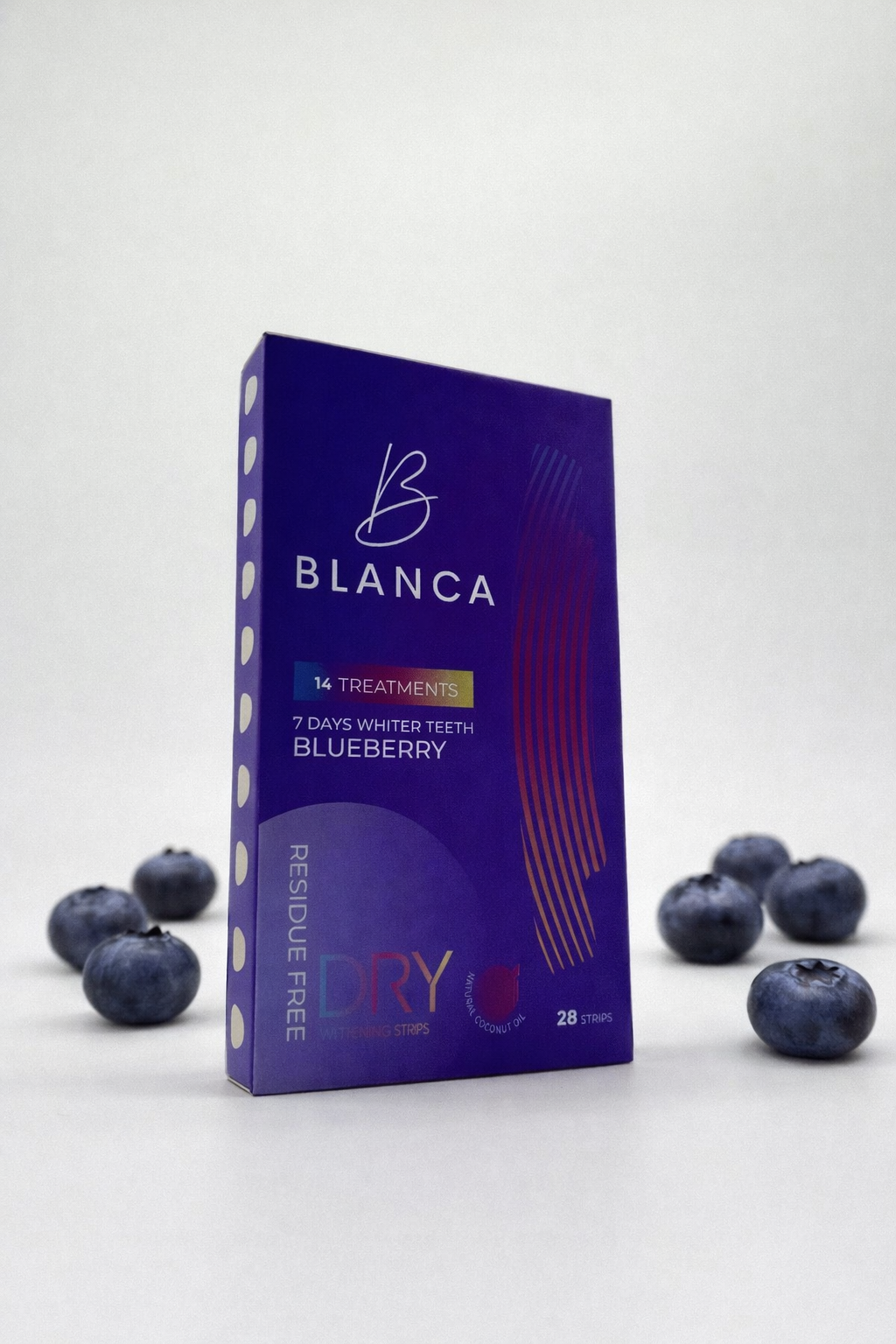 Blueberry Bloom Flavored Whitening Strips