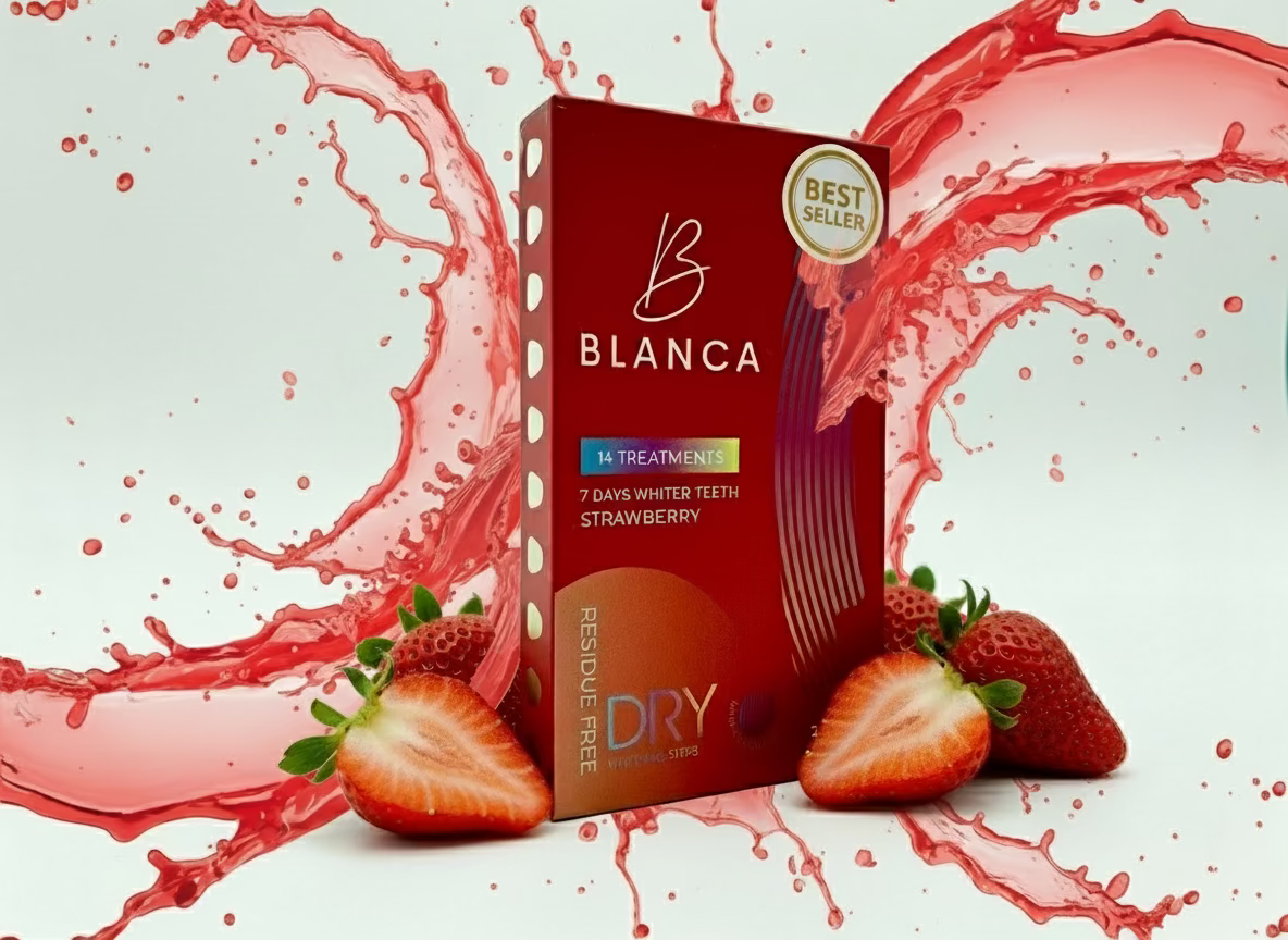 Blush Berry Flavored Whitening Strips