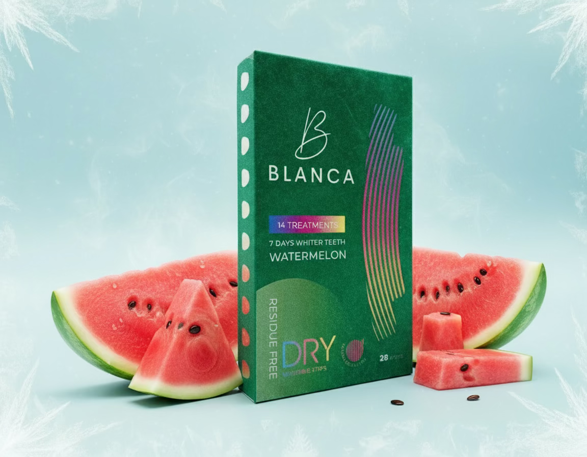 Velvet Melon Flavored Whitening Strips