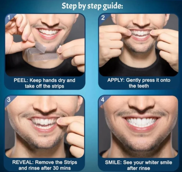 Blueberry Bloom Flavored Whitening Strips